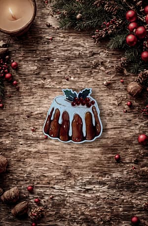 Stickers à l'unité - Gourmandise de Noël