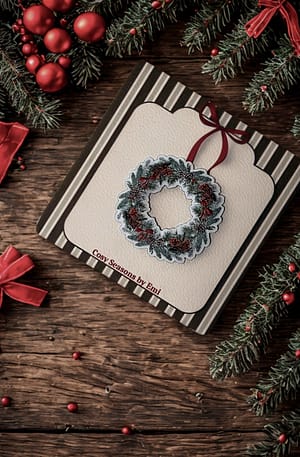 Magnet Noël - Couronne de l'avent