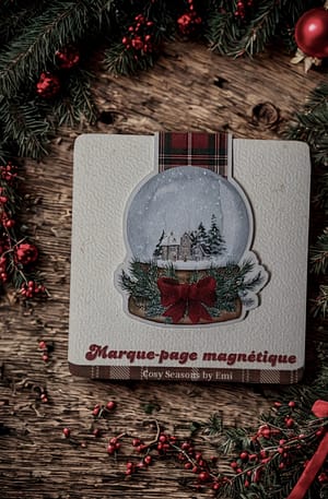 Marque-pages - Aimanté Boule à Neige