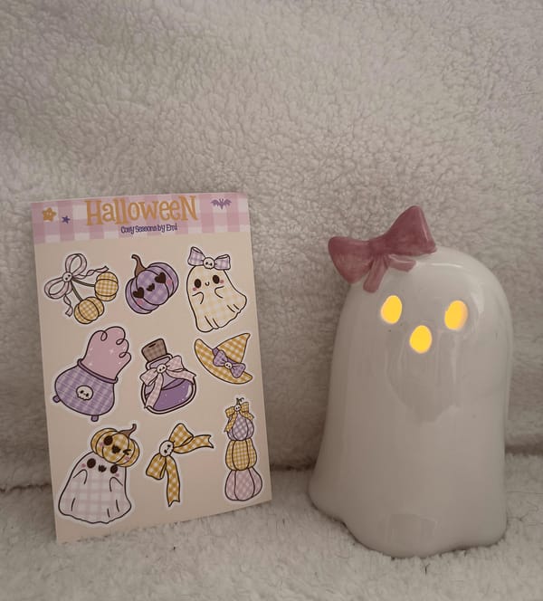 Stickers - Halloween vichy