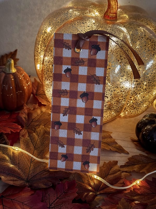 Marque page - Automne vichy