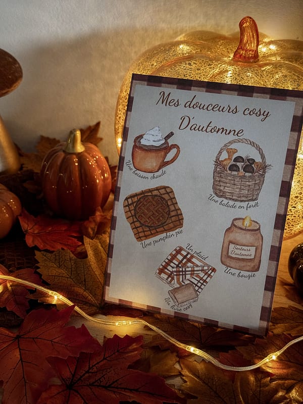 Affiche - Douceurs cosy d’automne