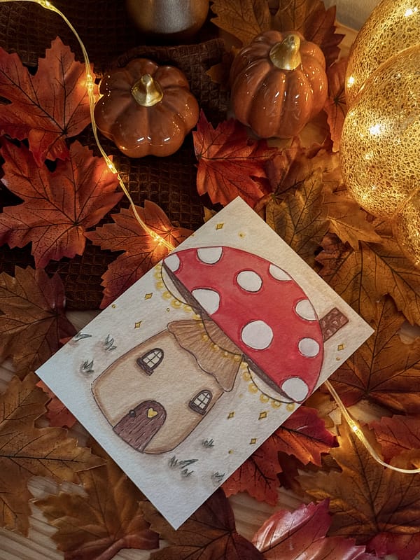 Affiche - Maison champignon