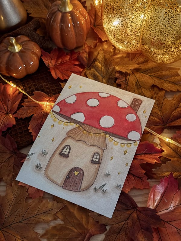 Affiche - Maison champignon