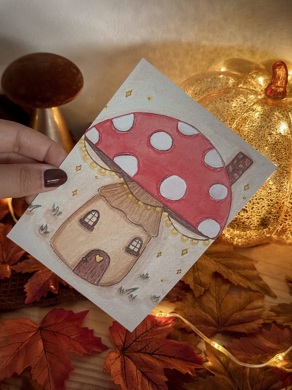 Affiche - Maison champignon