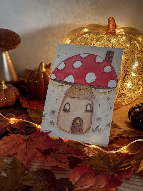 Affiche - Maison champignon