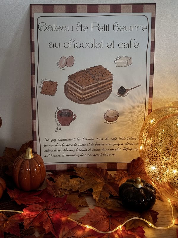 Affiche - Recette gourmande