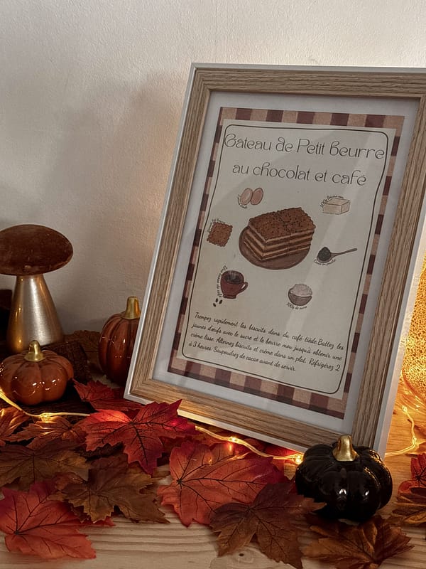 Affiche - Recette gourmande