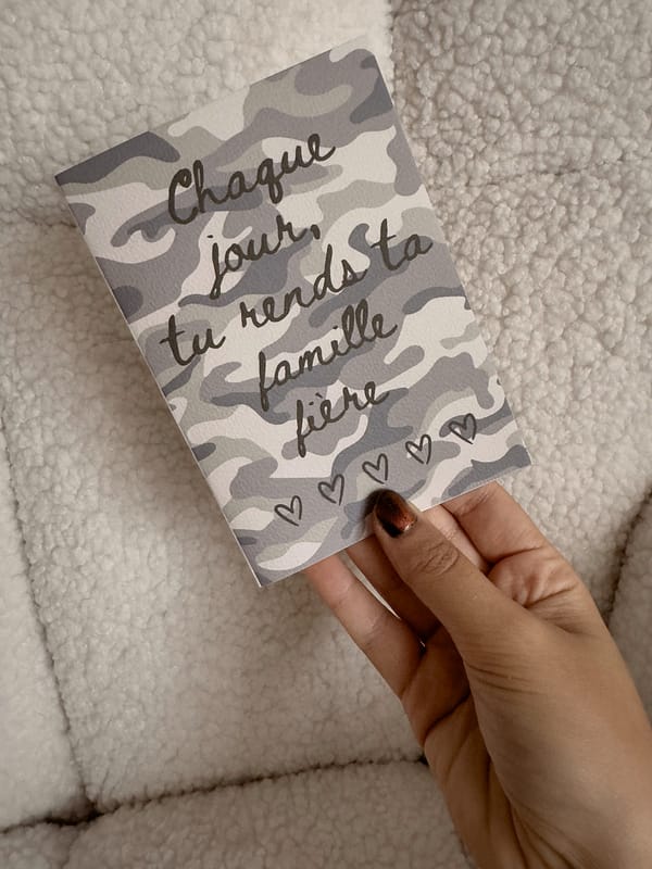 Carte - Fiers de toi