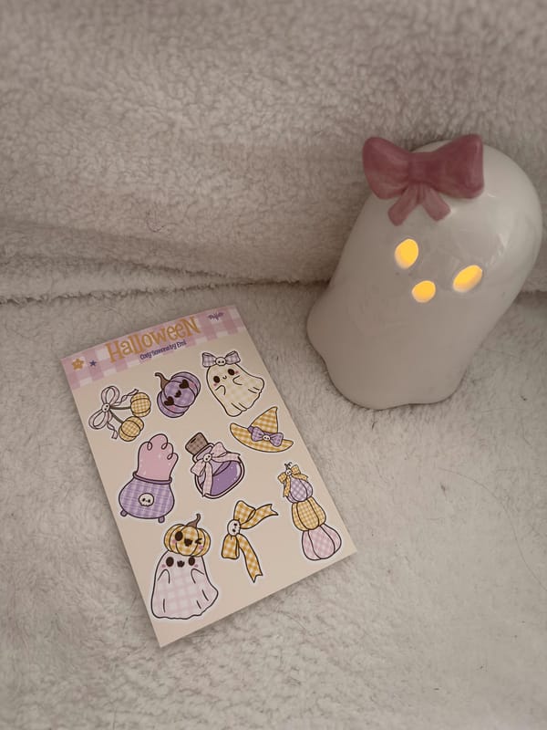 Stickers - Halloween vichy