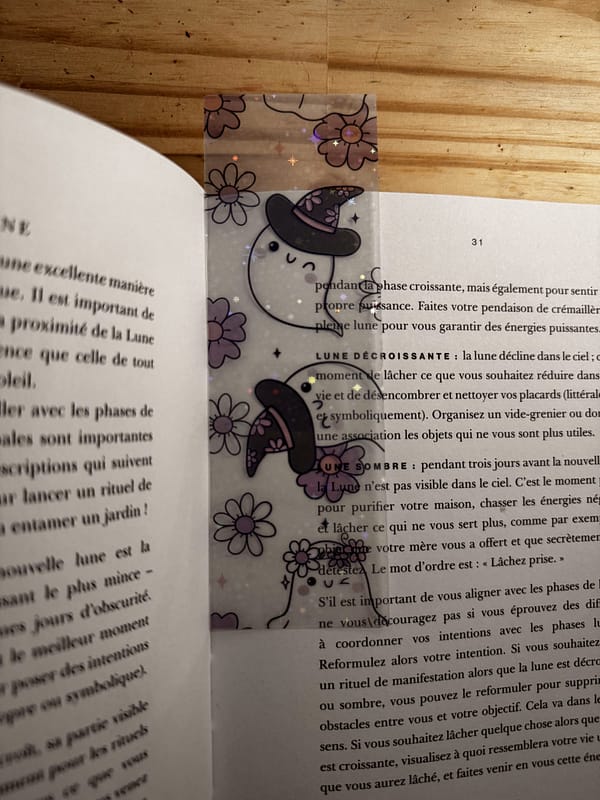 Marque-pages - Fantômes fleuris