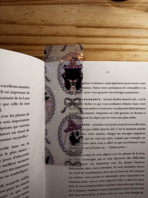 Marque-pages - Fantômes & chat
