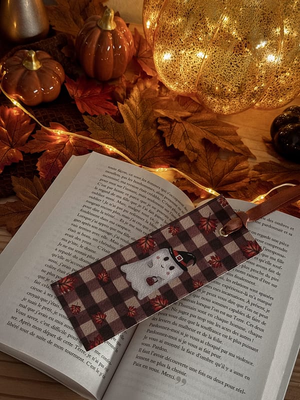 Marque page - Petit fantôme d’automne