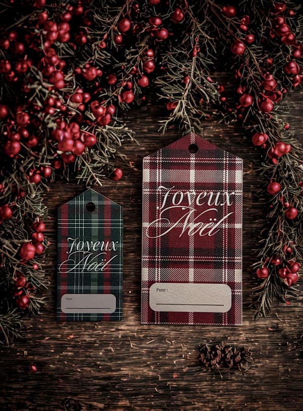 Étiquettes Cadeaux de Noël