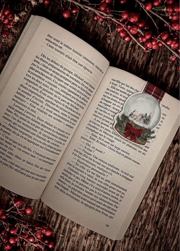 Marque-pages - Aimanté Boule à Neige