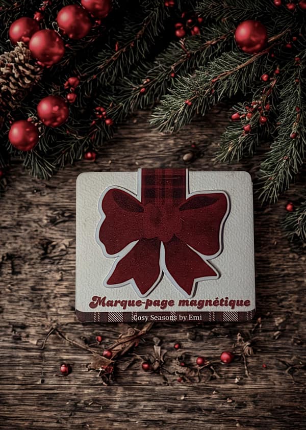 Marque-pages - Aimanté Noeud Rouge