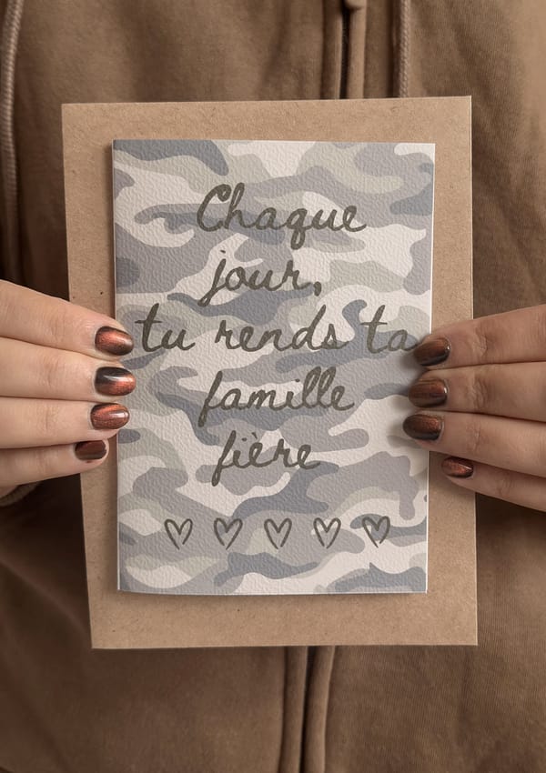 Carte - Fiers de toi