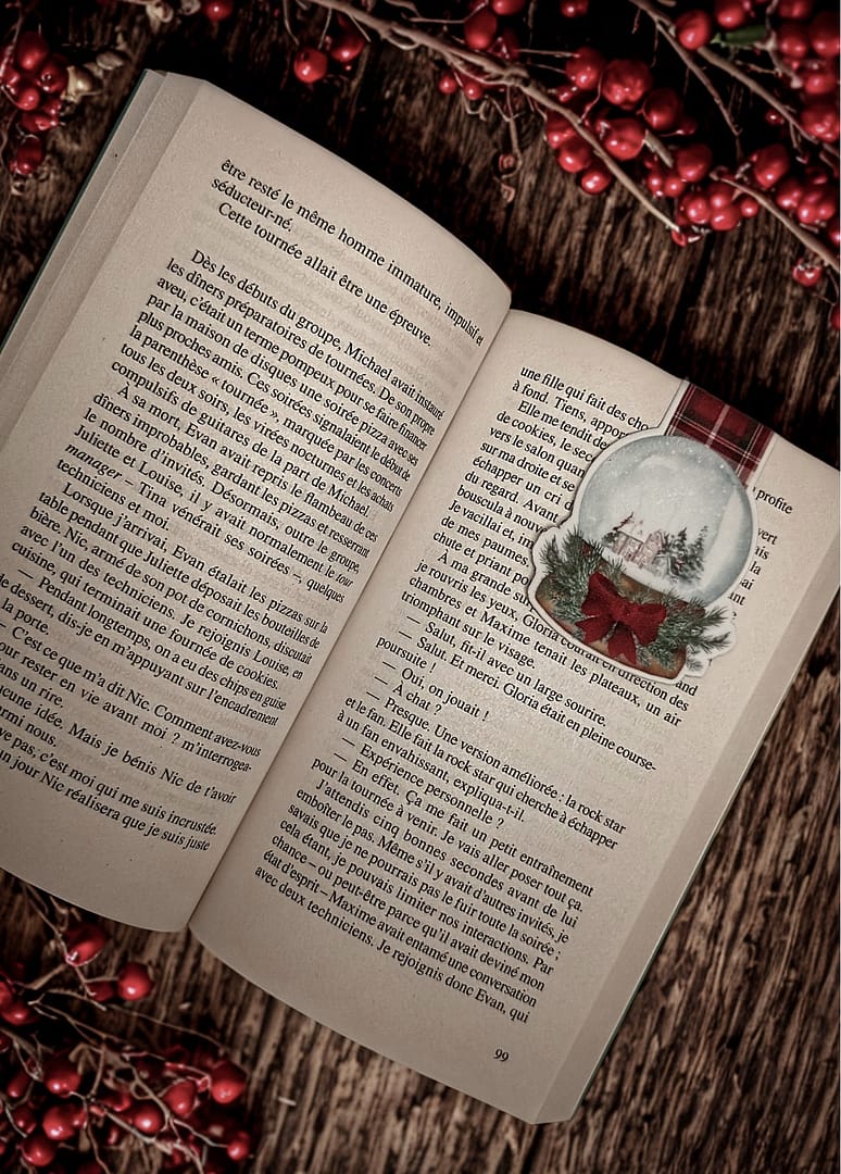 Marque-pages - Aimanté Boule à Neige – Image 2
