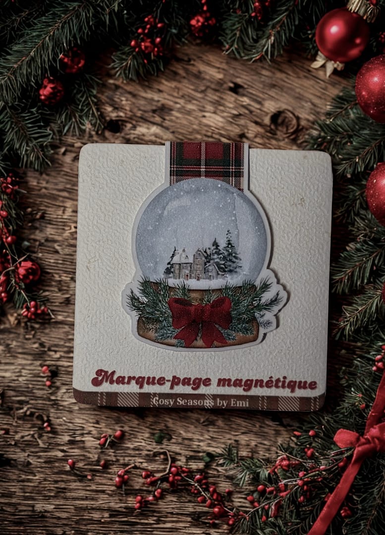 Marque-pages - Aimanté Boule à Neige – Image 1