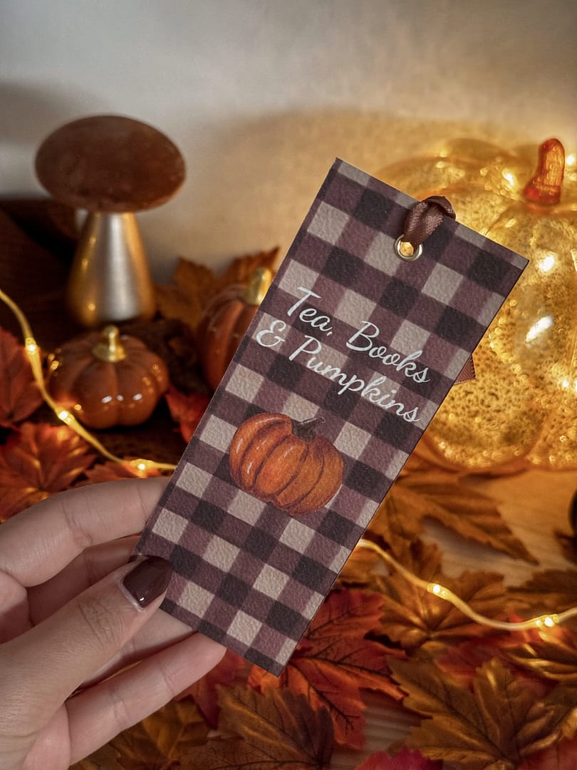Marque page - Tea, Books & Pumpkins – Image 3