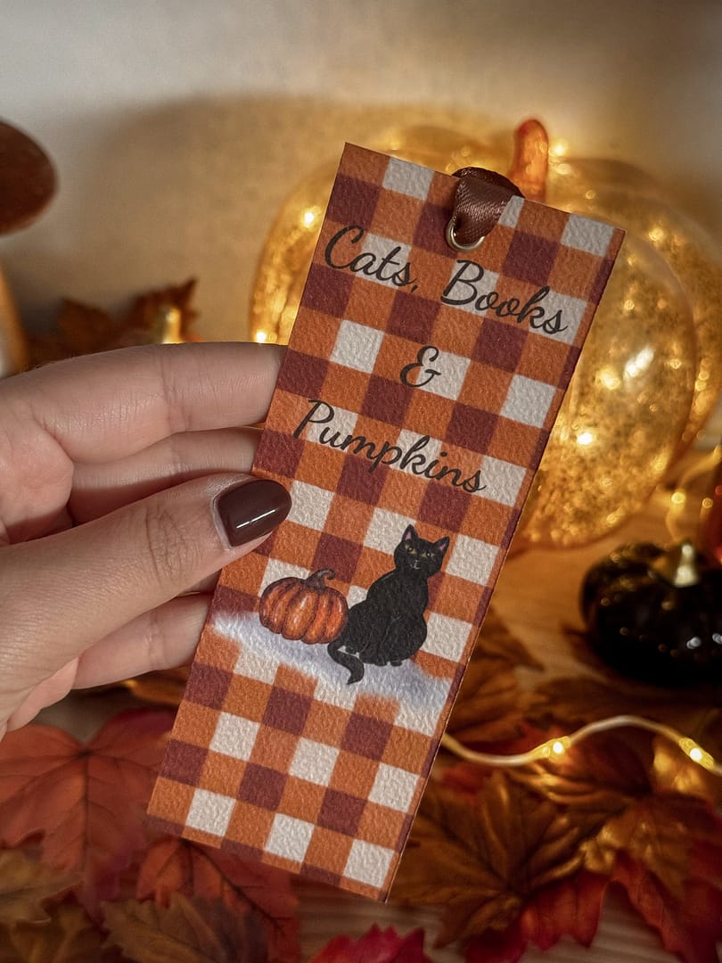 Marque page - Cats, Books & Pumpkins – Image 3