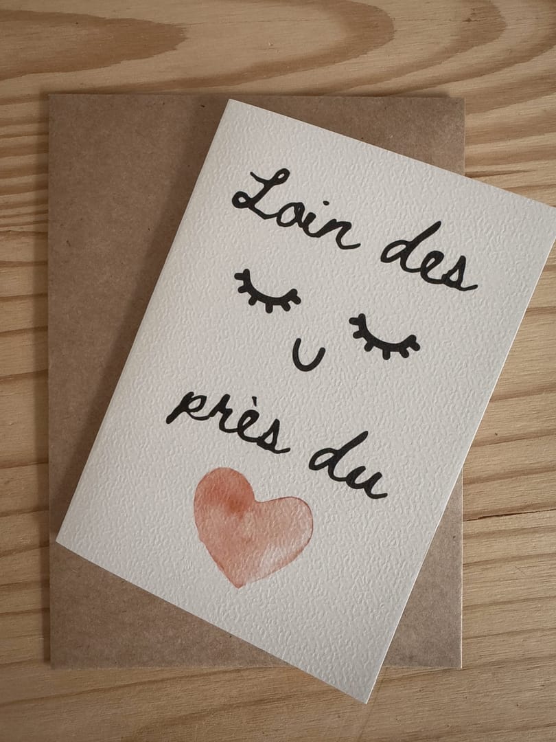 Carte - Loin des yeux près du cœur – Image 3