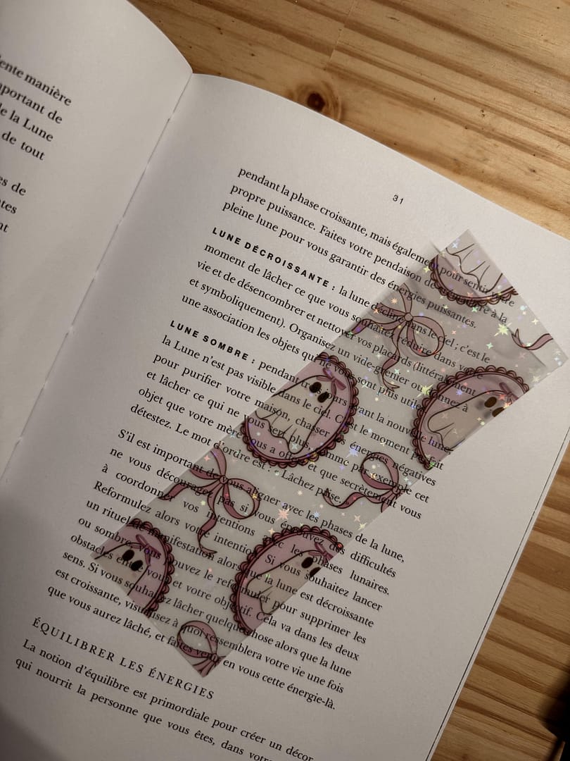 Marque-pages - Fantômes roses – Image 1