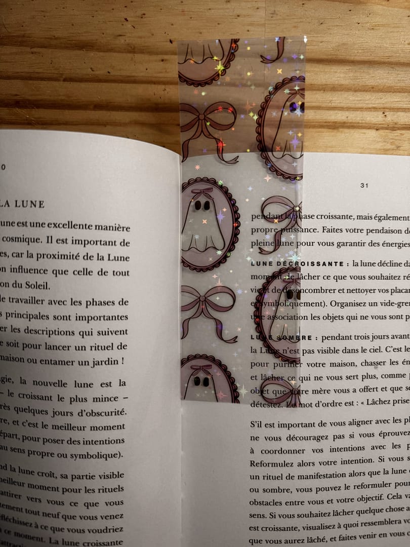 Marque-pages - Fantômes roses – Image 2